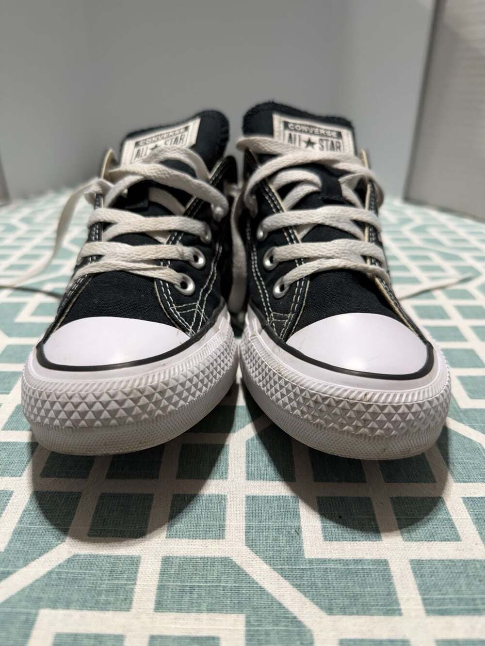 Converse Chuck Taylor All Star Low Top Black Canvas Sneakers M9166 - Picture 5 of 7